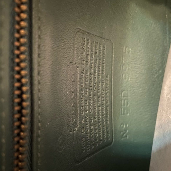 Vintage Coach Ritchie Crossbody Shoulder Bag 9937 (Green) BRAND NEW - Picture 14 of 16